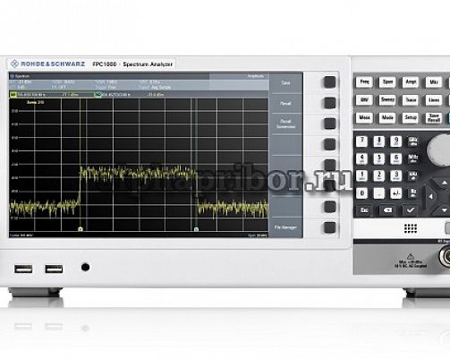 Анализатор спектра Rohde & Schwarz диапазон частот от 5 кГц до 2 ГГц FPC1000 с опцией FPC-B2